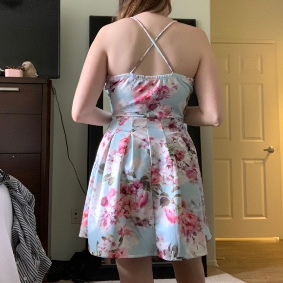 Floral Window Skater Dress - Picture 3 of 4